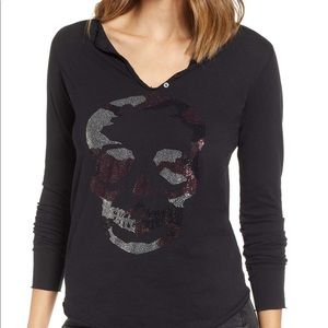 Zadig and Voltaire Skull shirt